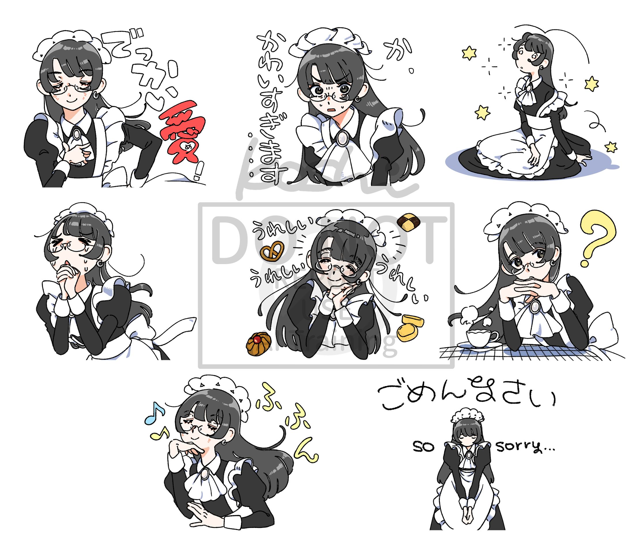 ⇧2025年にリリースした第二弾。こちらも好評で嬉しいです!かわいい。 ⇧2025年にリリースした第二弾。こちらも好評で嬉しいです!かわいい。