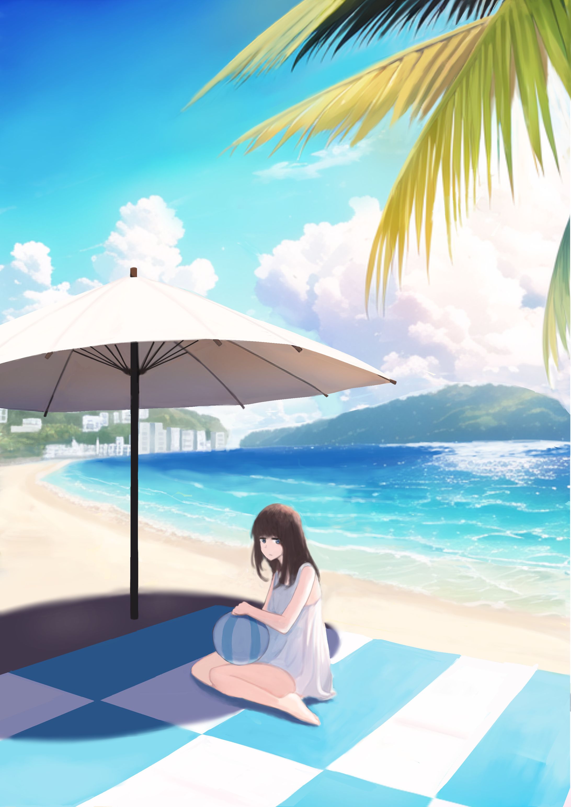 背景イラスト 夏-1