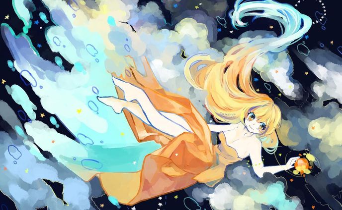 「星のパレード」
#illustration #art #一次創作