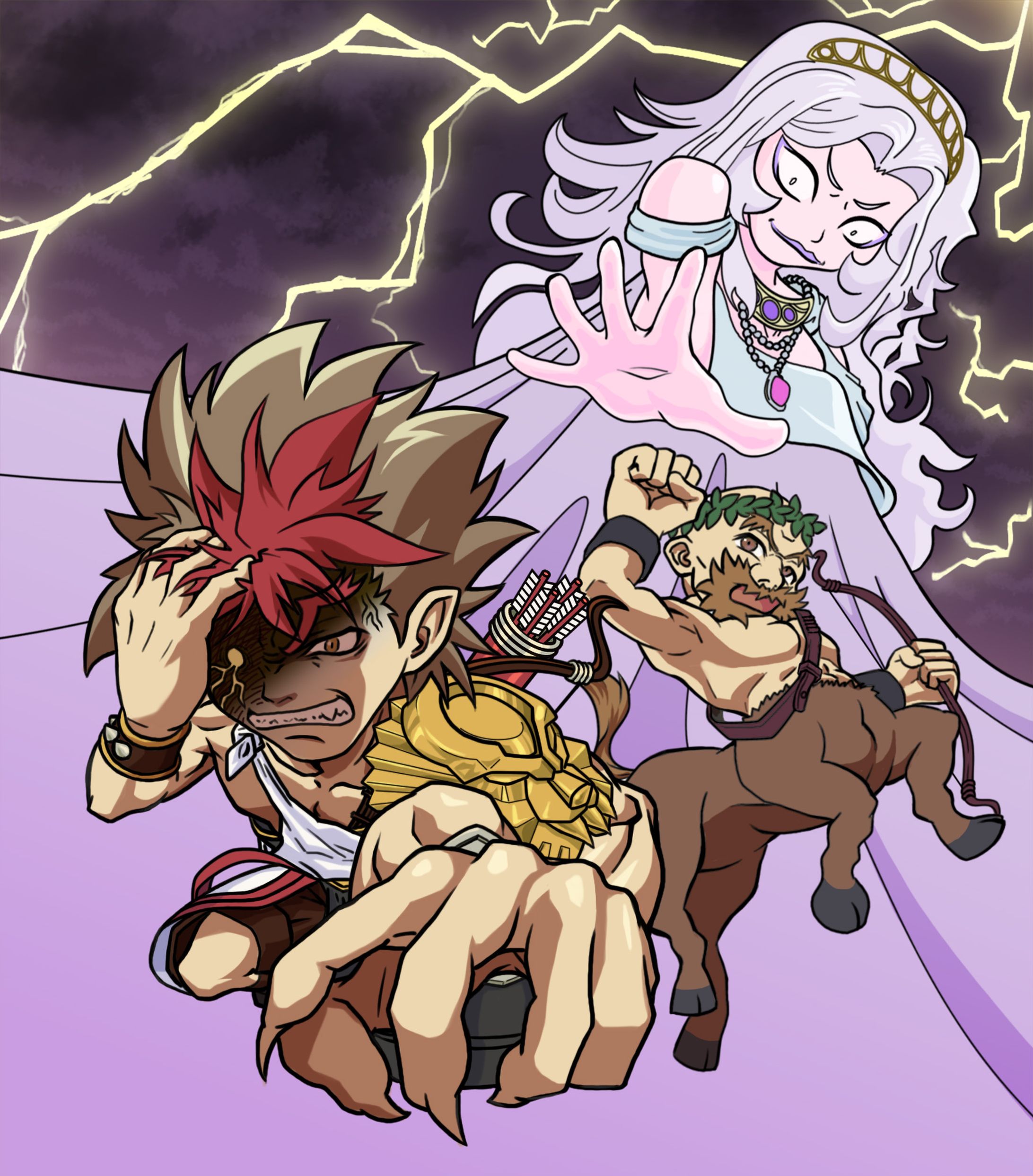 歴史・神話上のキャラのディフォルメ「ヘラクレス」-1