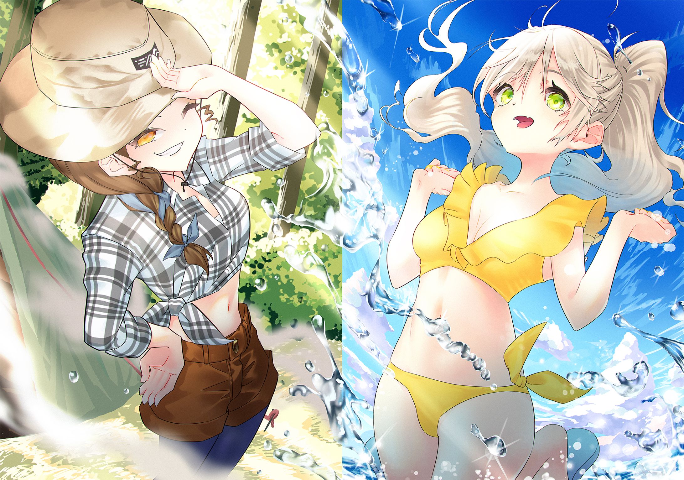 山ガールと海ガール-1