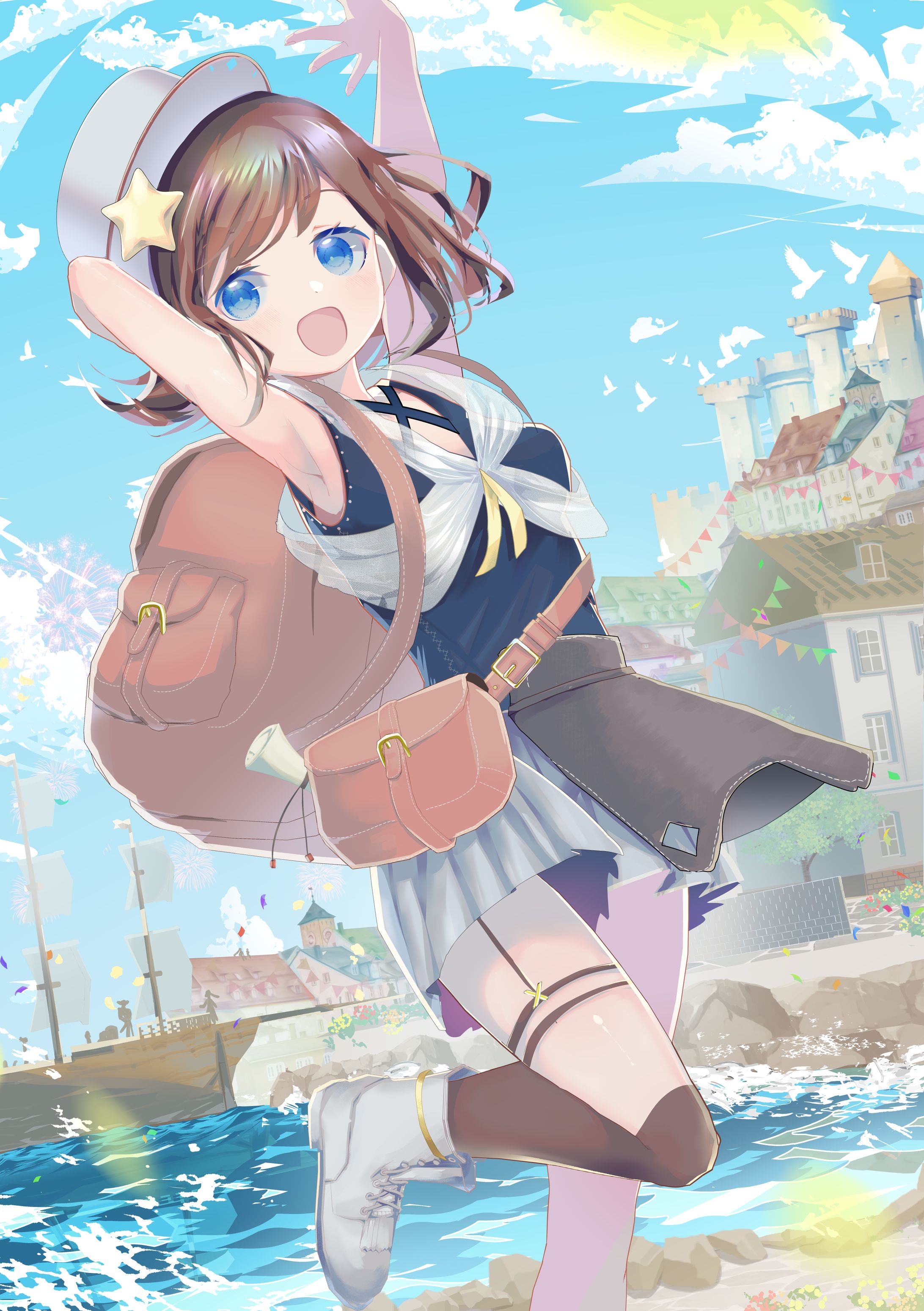 【背景有・キャラ全身】旅にでよう-1