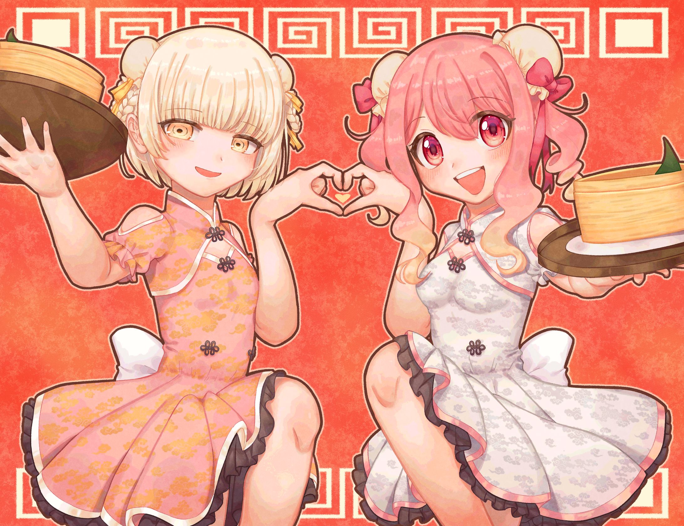 春香＆紗雪 チャイナドレス-1