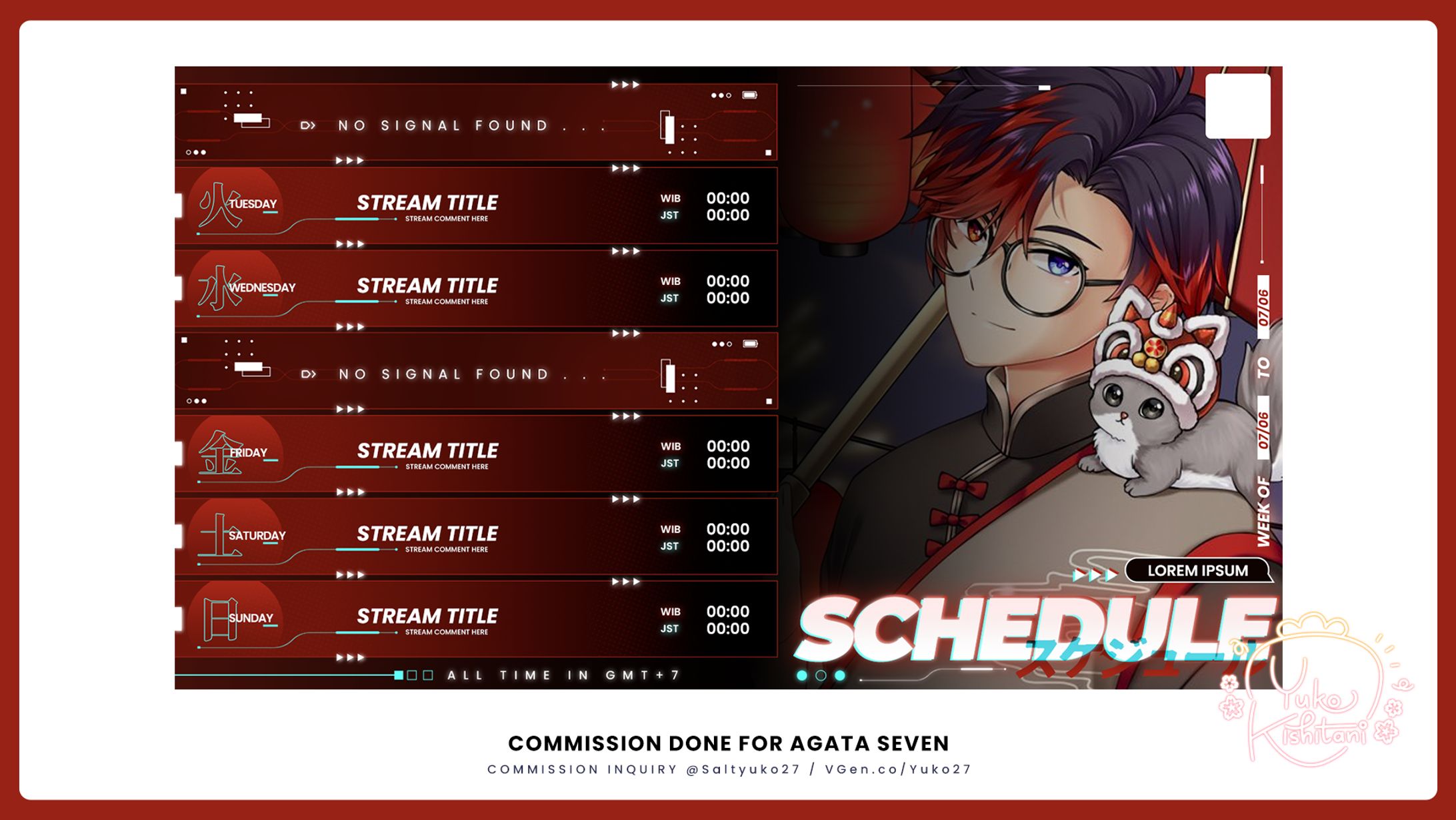 Agata Seven Weekly Schedule-1