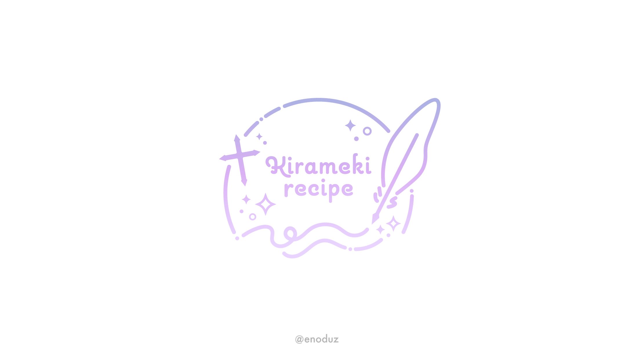 黒衣りあ様「きらめきレシピ」/ シンボルマーク-1