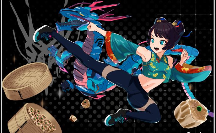 ソーシャルゲーム風一枚絵