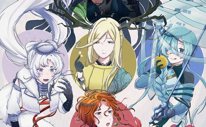 ［自主制作］五神モチーフキャラクター