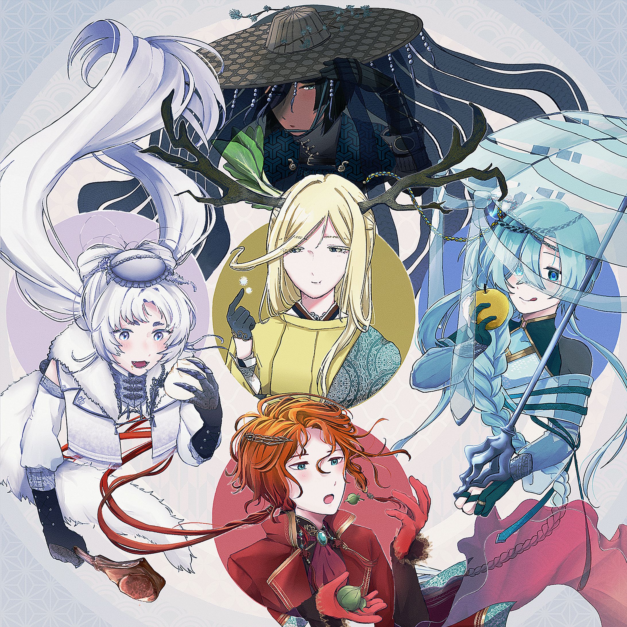 ［自主制作］五神モチーフキャラクター-1