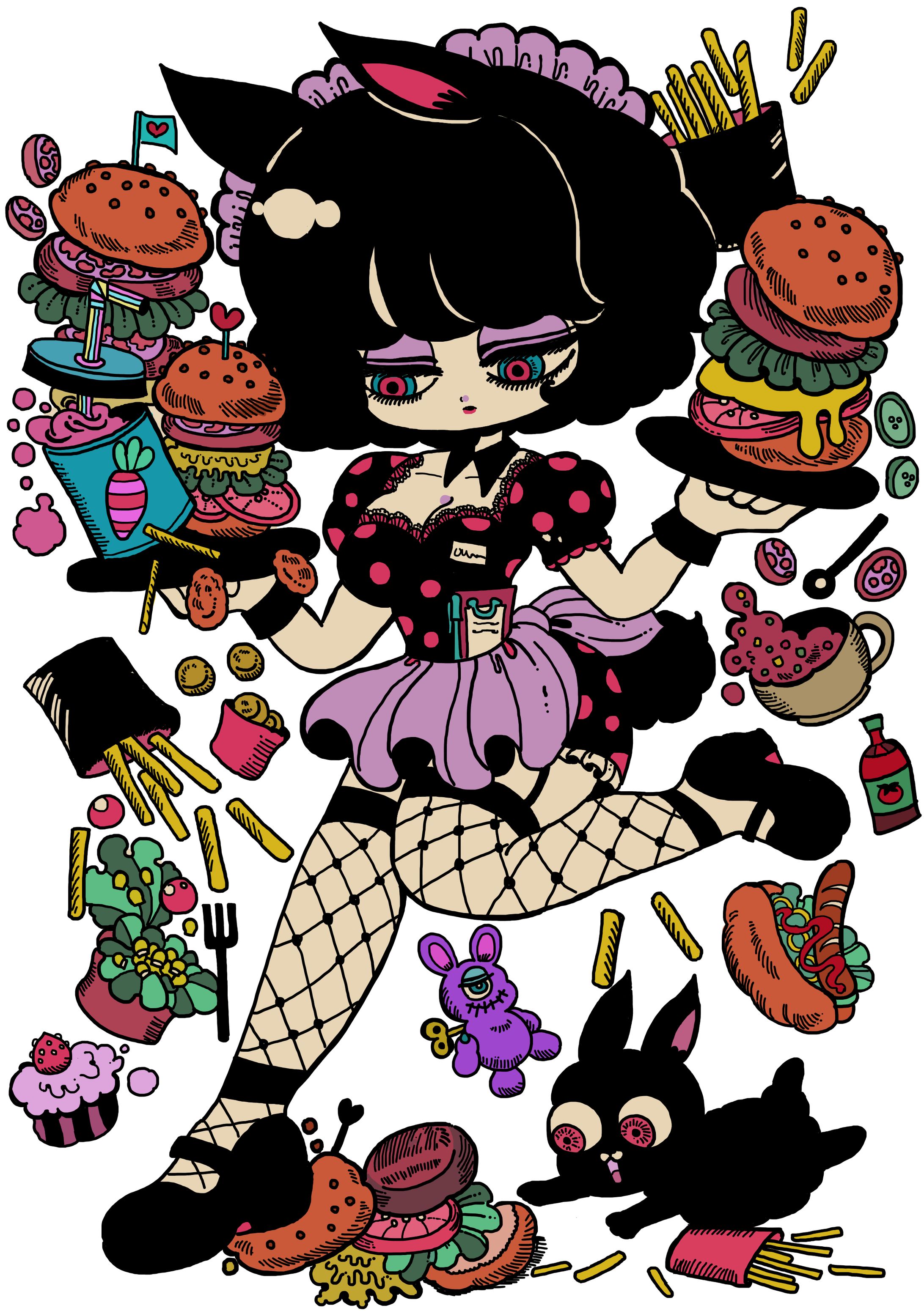WEGOコラボグッズ　イラスト-1