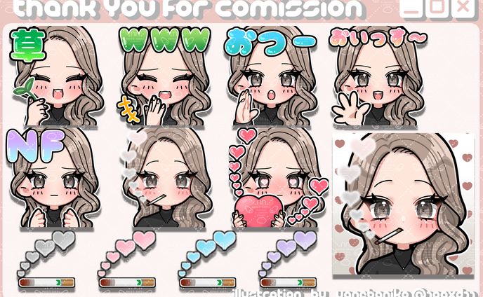 ちぃ様スタンプ&バッジ