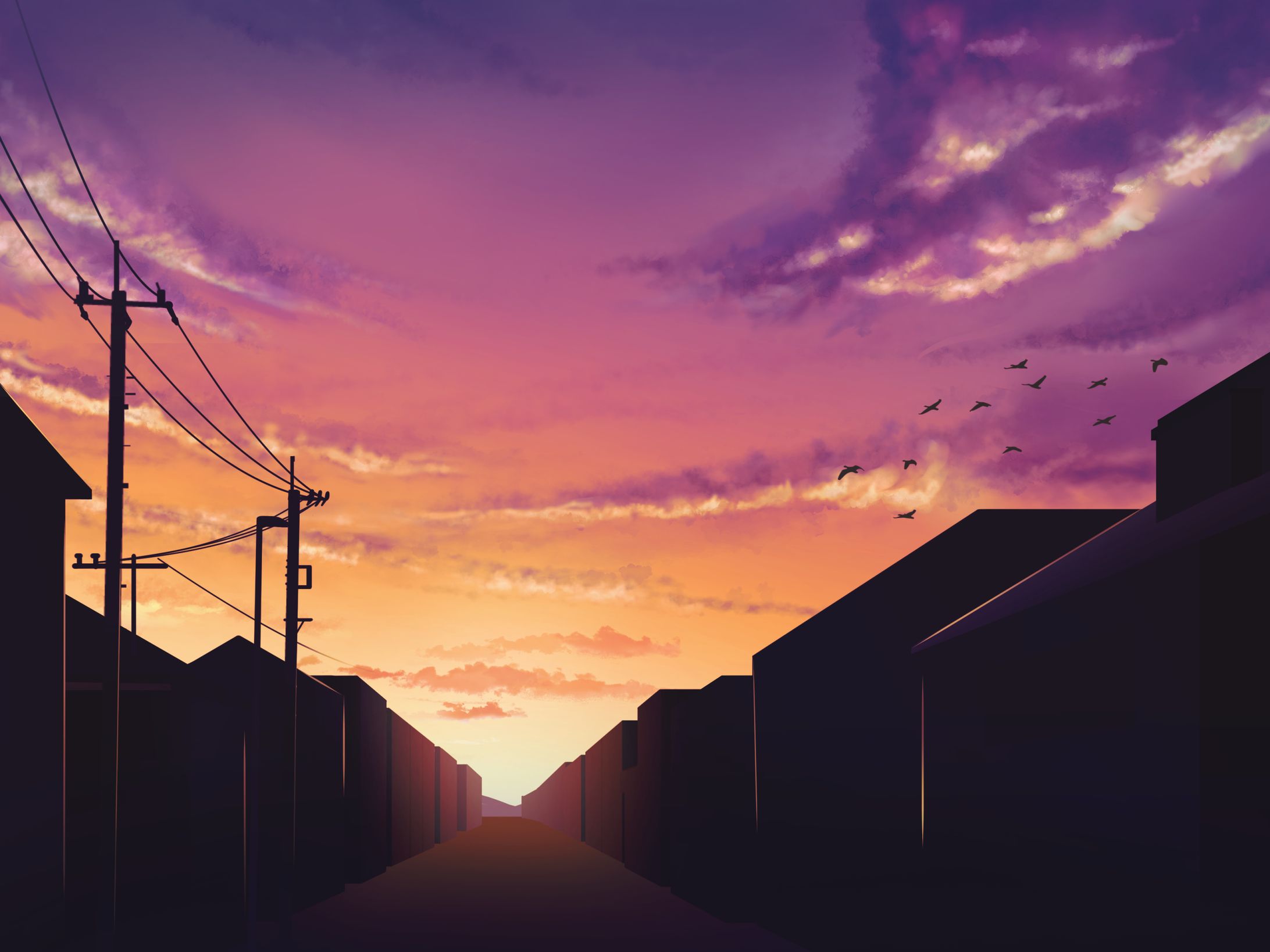 夕焼け（同人誌表紙）-1