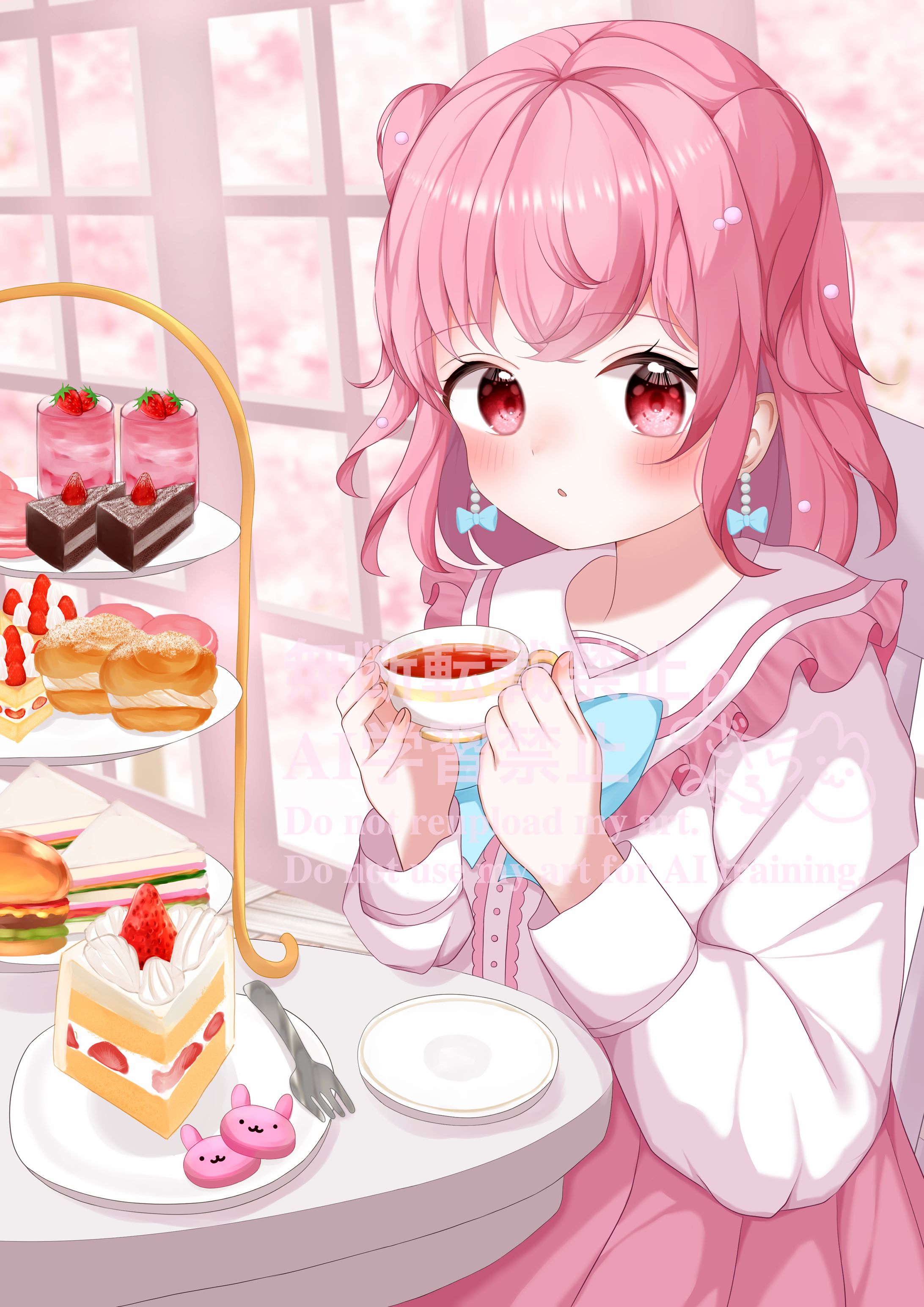 小桃姫　杏椛様　1枚絵-1