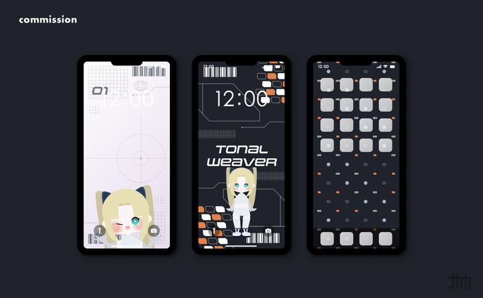 【skeb】Tonal Weaver様 スマホ壁紙