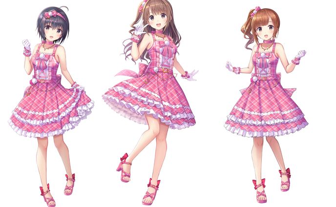 ピンクチェックスクール立ち絵