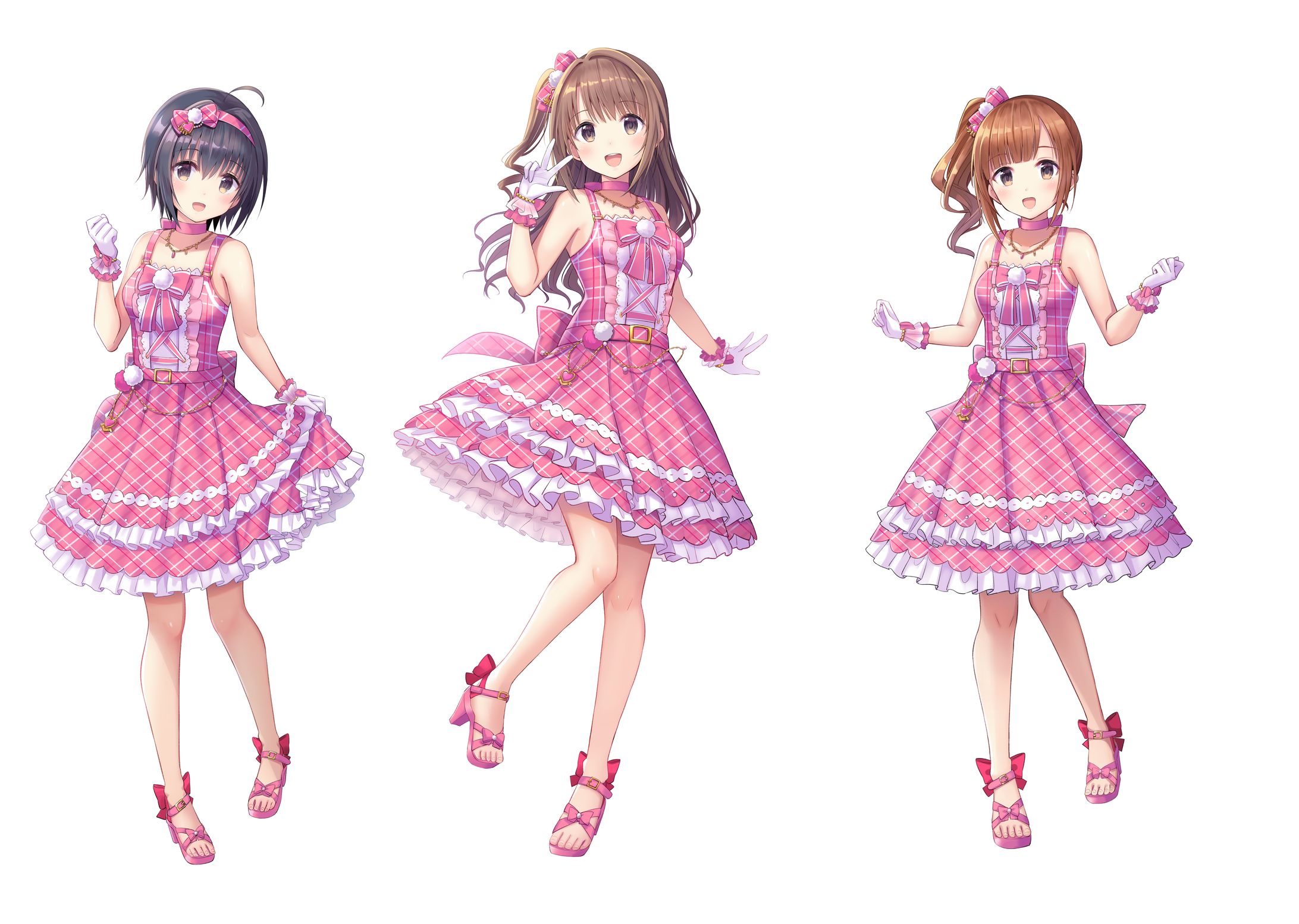 ピンクチェックスクール立ち絵-1
