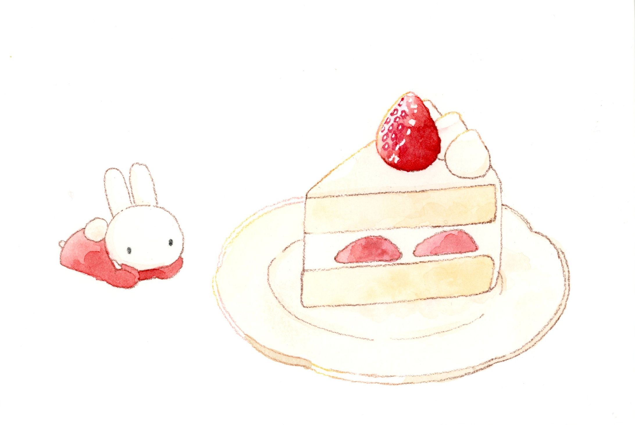 うさぎとショートケーキ-1