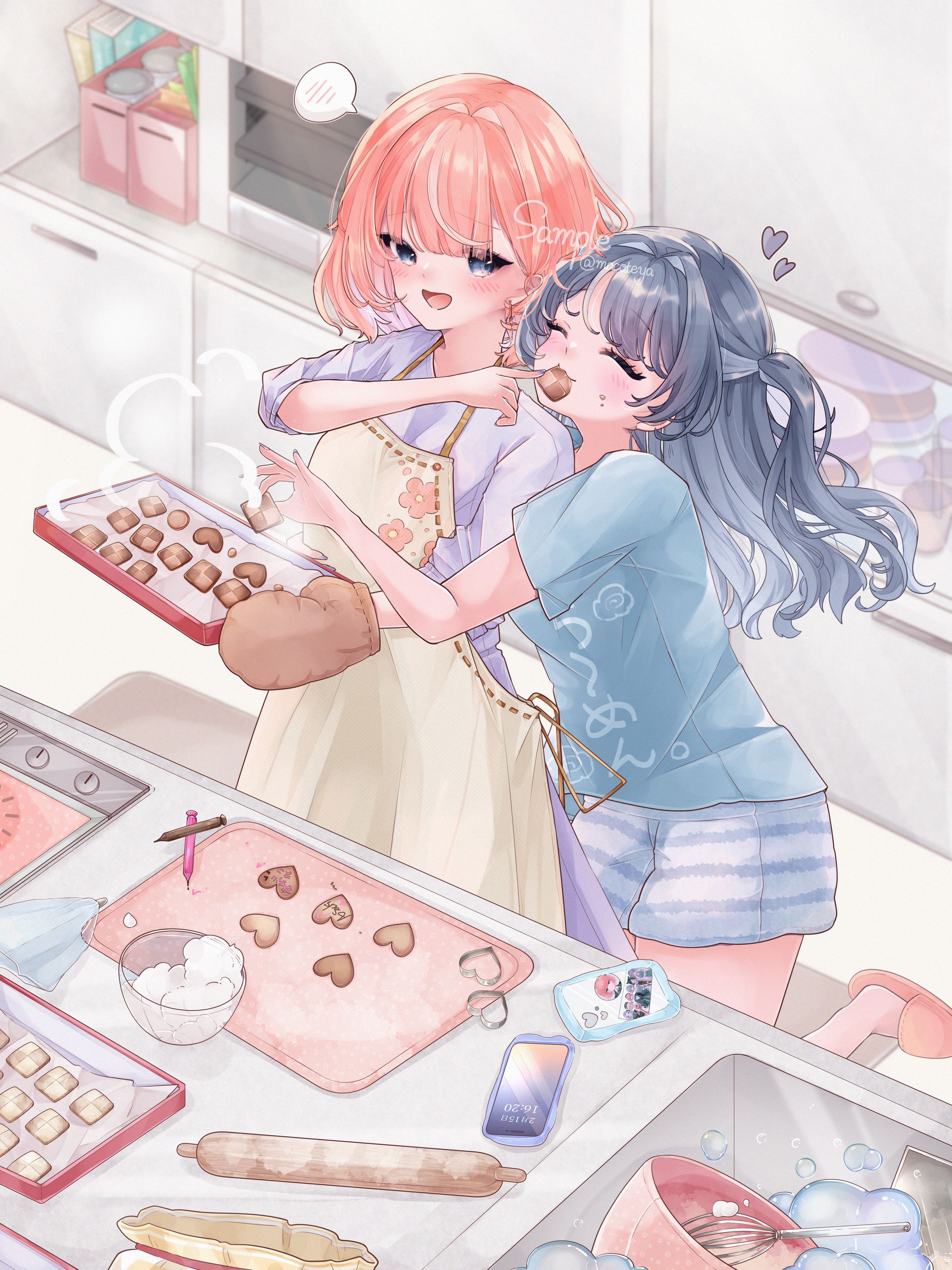 水無月あさき×あおいまこ-1