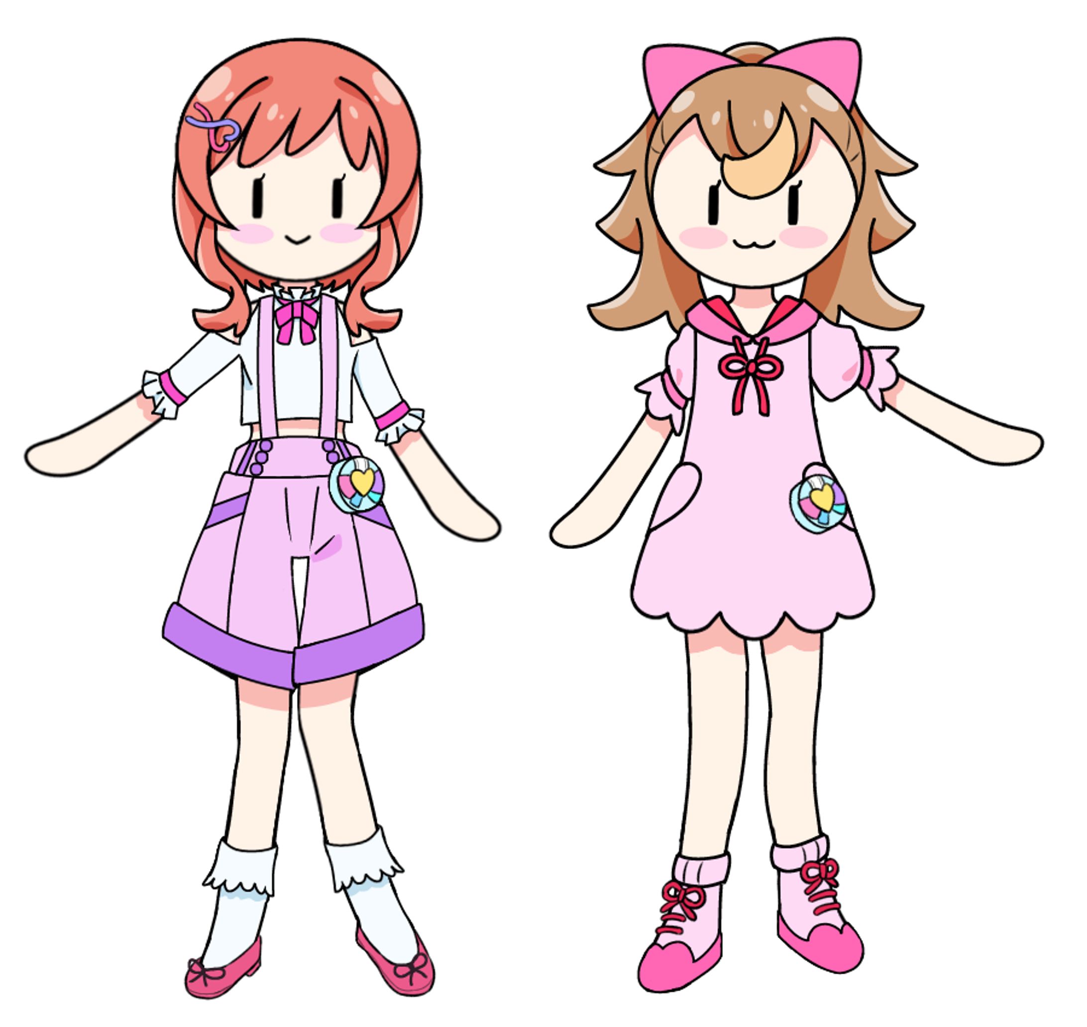 簡易立ち絵でいろは&こむぎ-1