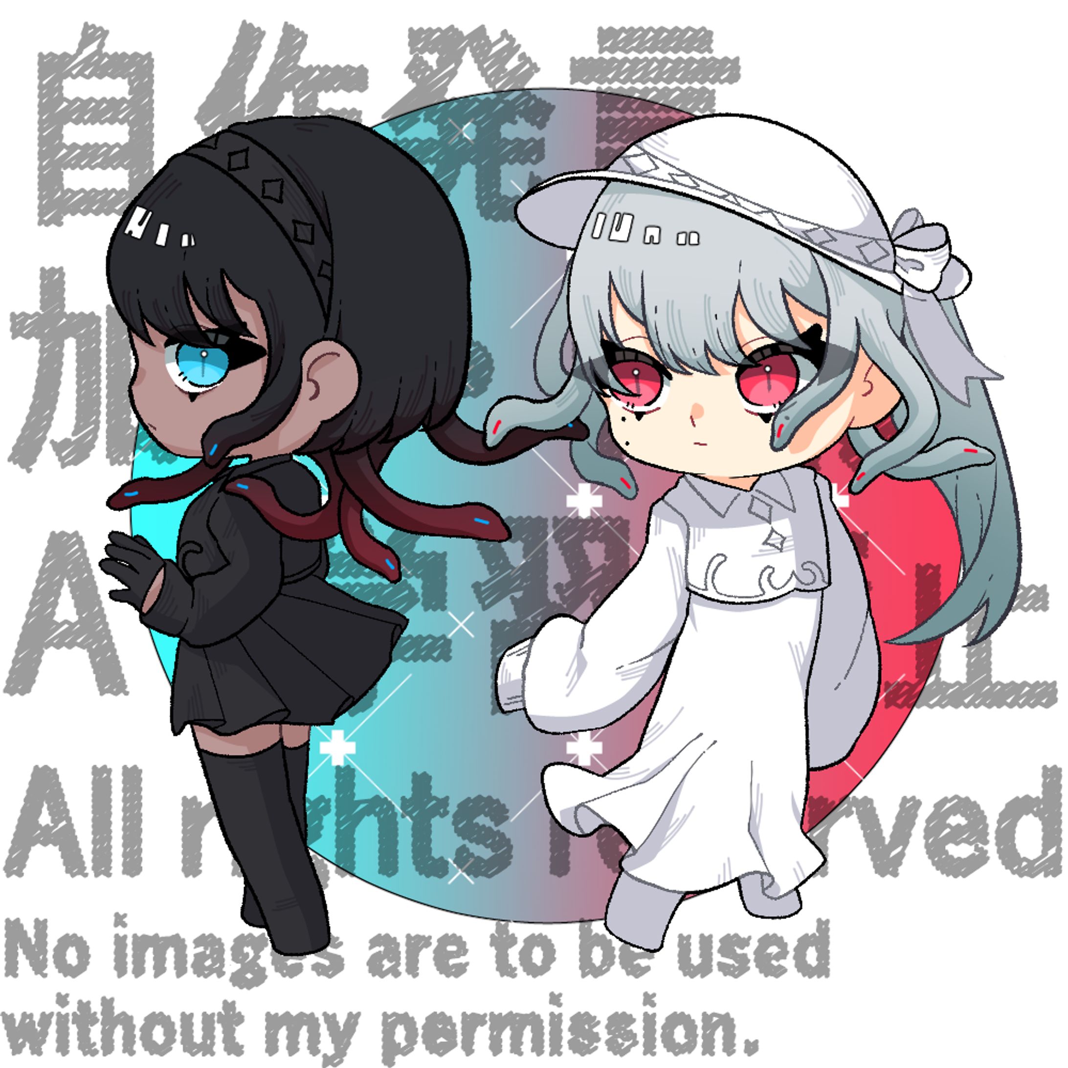 🐍　SDキャラクターイラスト-1