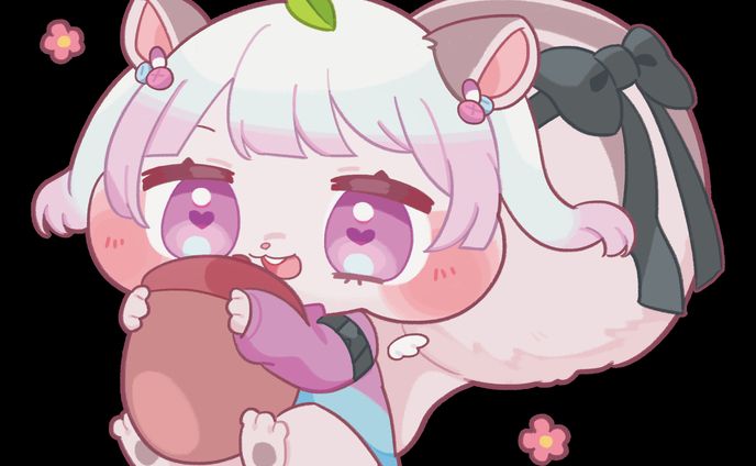 甘莉りすさん グッズ用イラスト