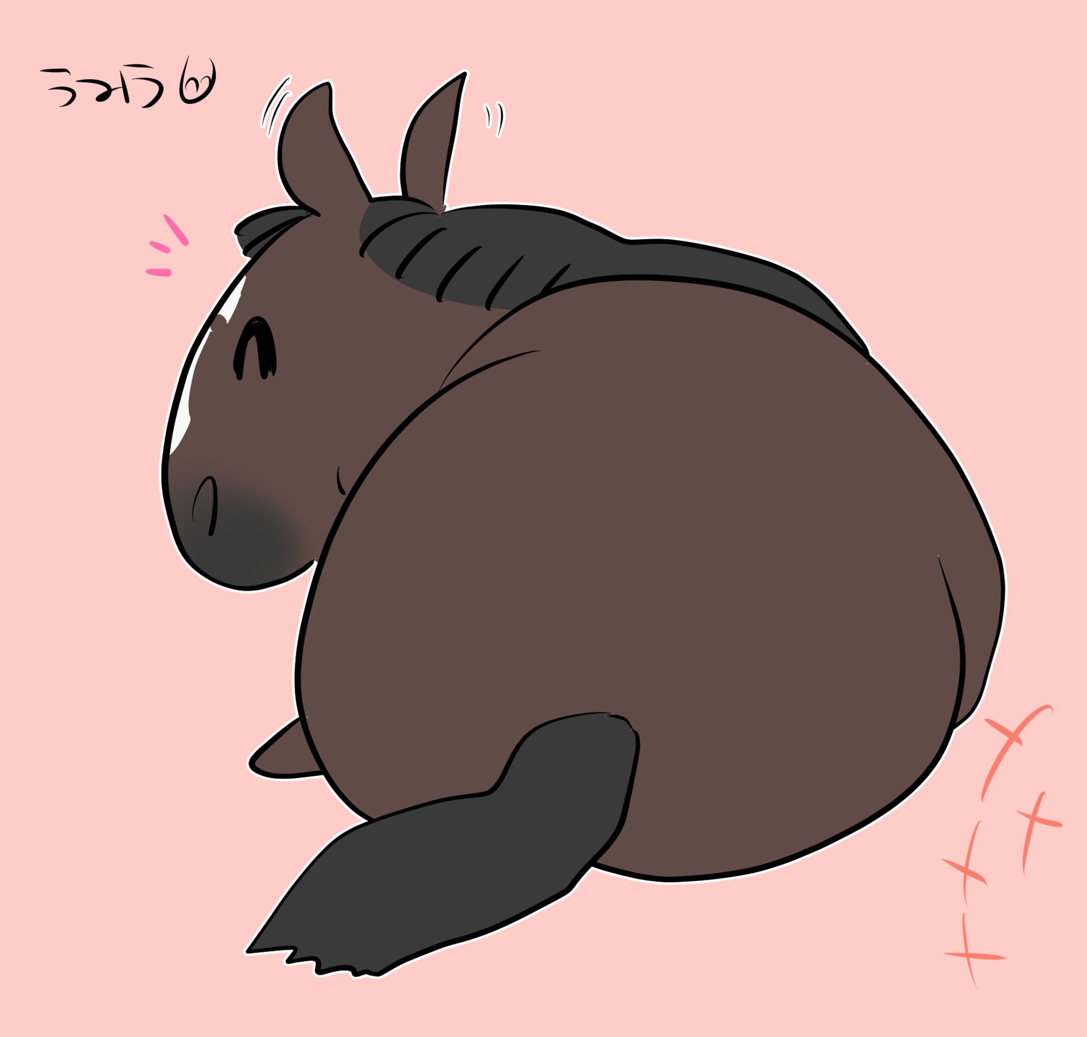 お馬さんイラスト