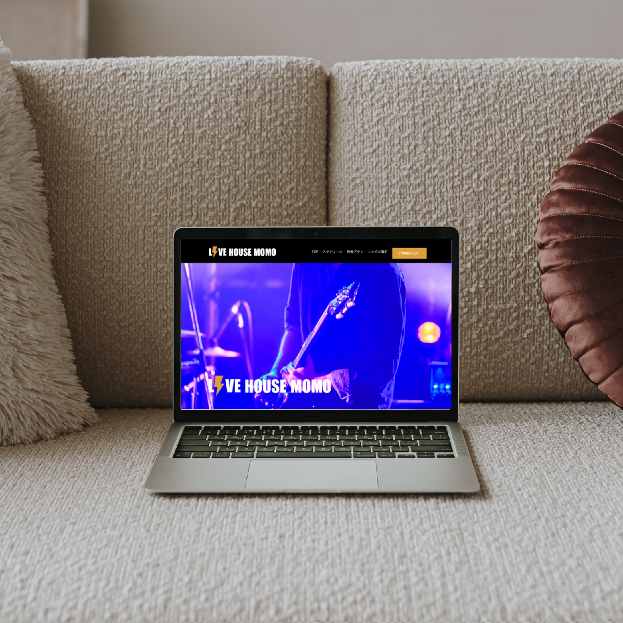 ライブハウスのホームページ制作-1