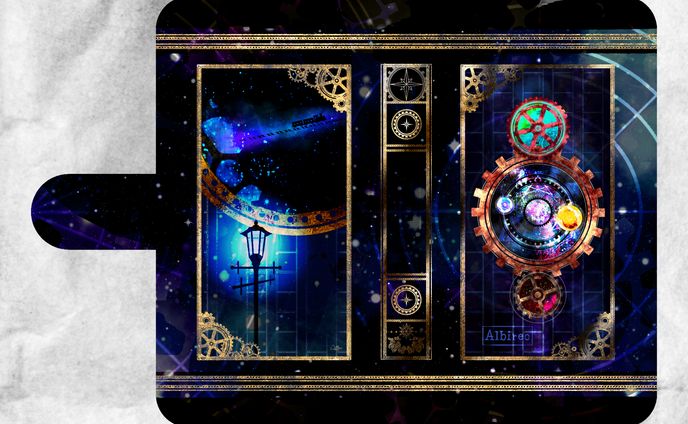 アルビレオの観測所と青い幻燈　Black