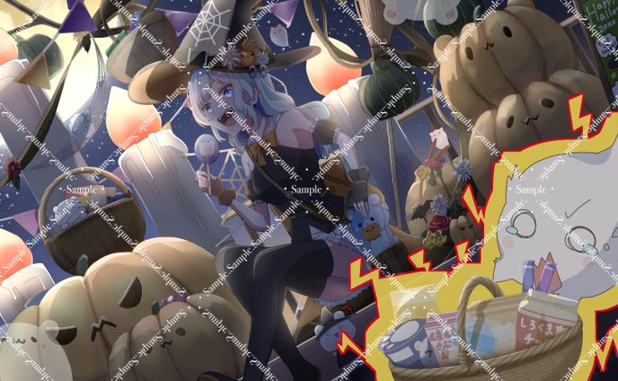 ご依頼品 しろくま様 ハロウィンイラスト