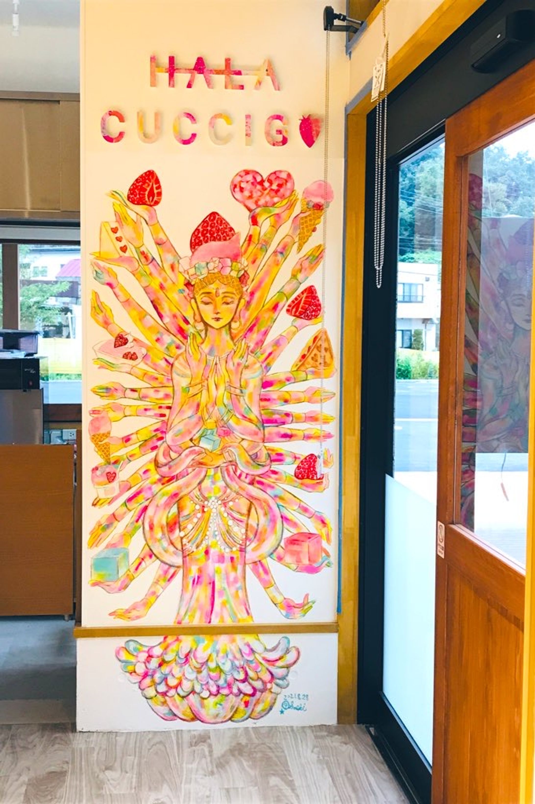 商業施設ベルテラシェ大谷「HALA-CUCCIGO（はらくちいご）」壁画他アートワーク-1
