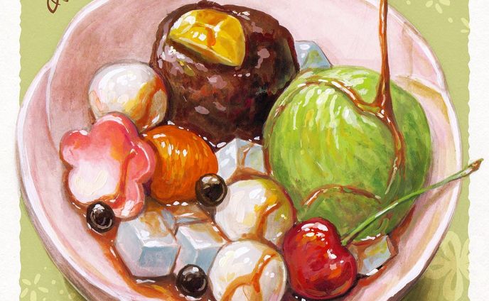 グラフィックデザイナー、イラストレーター、食べ物イラスト