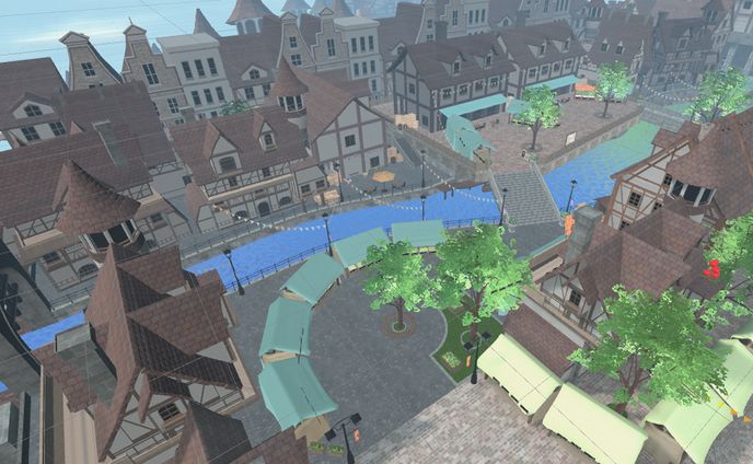 VRChat内小規模販売促進イベント ワンコインマーケット-ワールド制作-