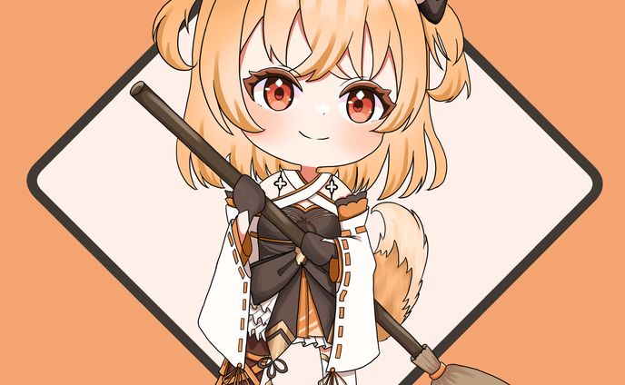 狐橙明音様 SDイラスト