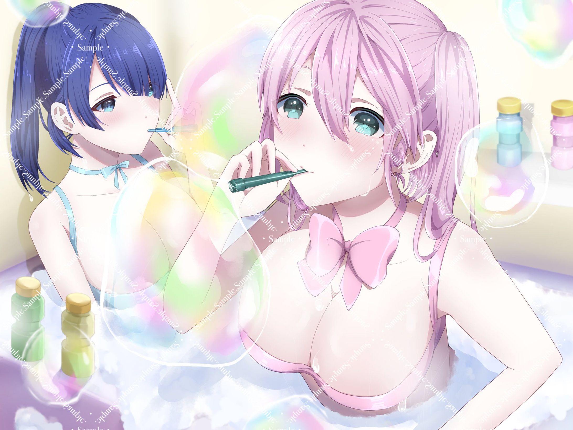 skeb リクエスト　しゃぼん玉　-1