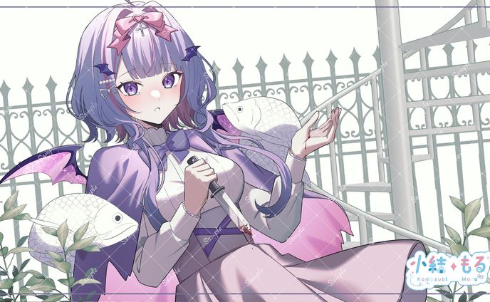 【紫月るぴ様】「ジェヘナ」動画用イラスト