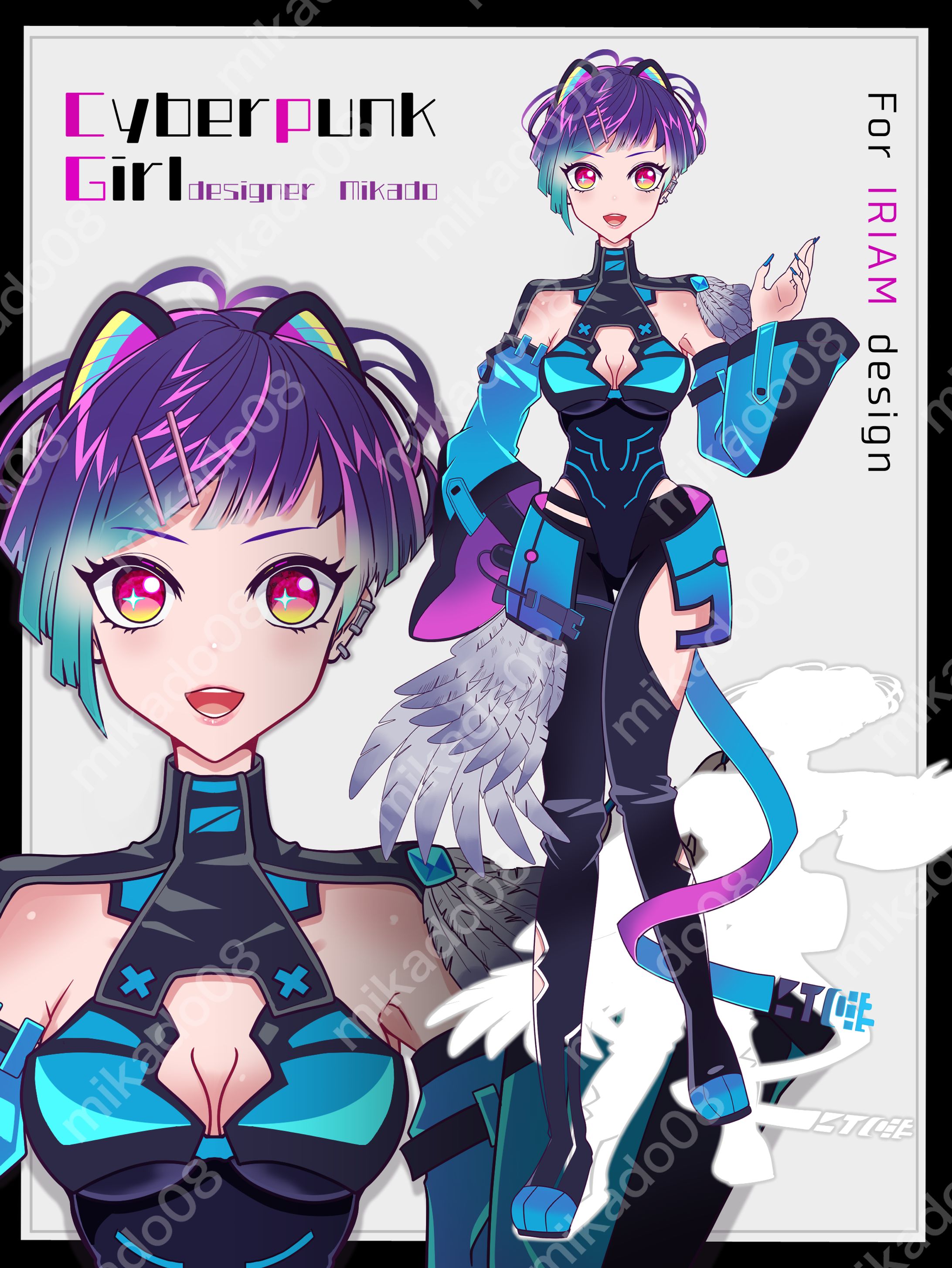 IRIAM立ち絵：サイバー系-1