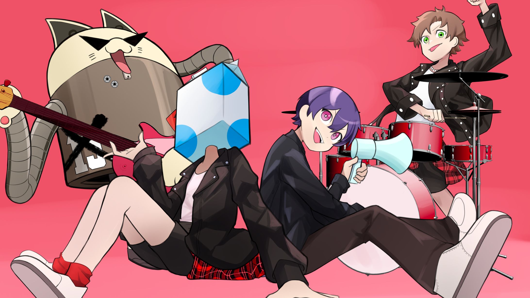【お仕事】 成人男性三人組 APT. 歌ってみたイラスト-1