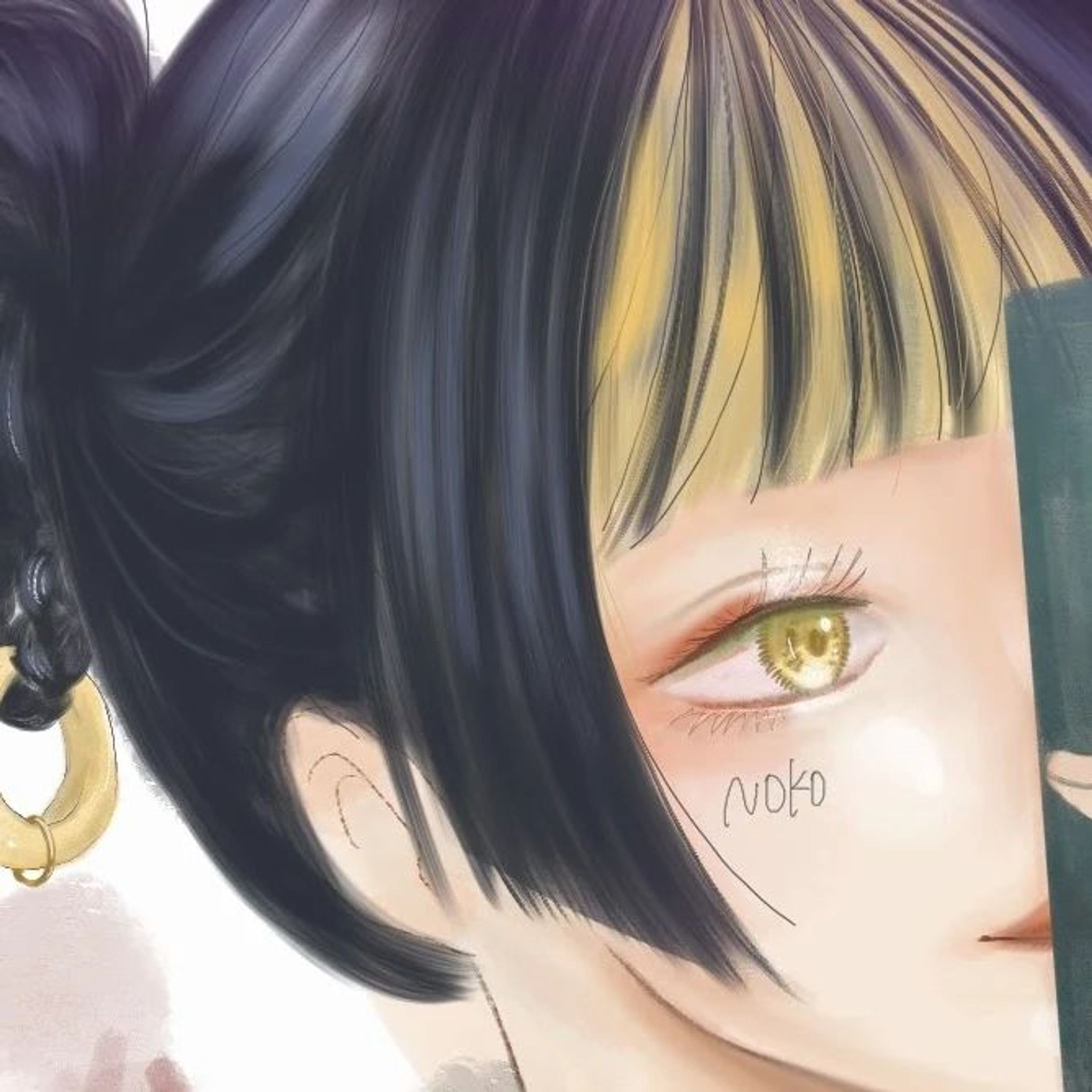 ⁡厚塗りその2⁡
前髪金×黒めっちゃ可愛いね〜！⁡
⁡
⁡ #イラストグラム  #イラスト好きな人と繋がりたい  #イラストレーション  #illustration  #Illustrator⁡  #kawaii  #artworks  #artwork  #女の子イラストを描くのが好き  #厚塗りイラスト  #女の子イラスト  #イラスト垢-1