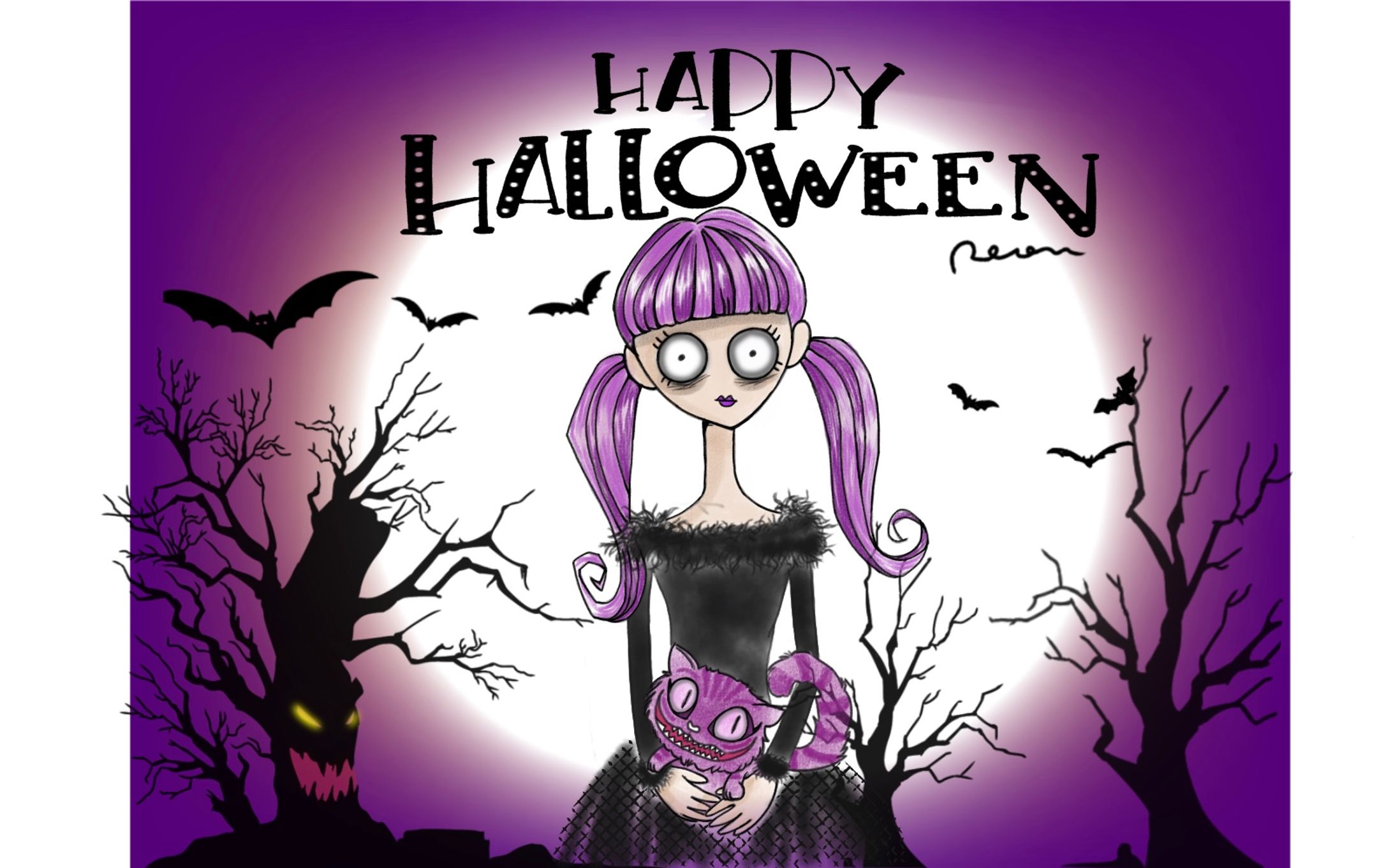 HAPPY HALLOWEEN(背景カラー)-1