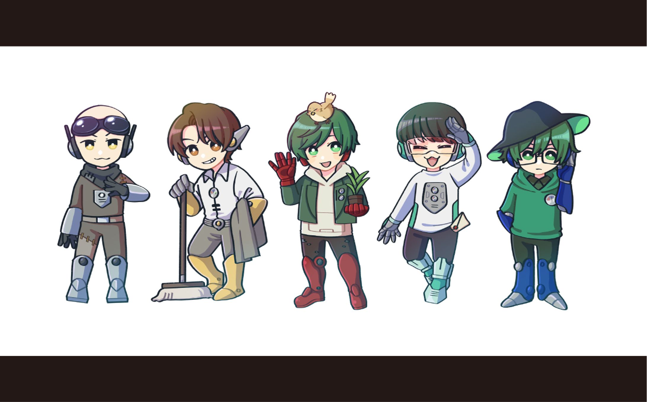 マーダーミステリー「この慟哭は届かない」立ち絵イラスト①-1