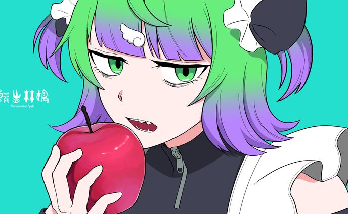 【ご依頼】Mousse様「転生林檎」歌ってみたイラスト
