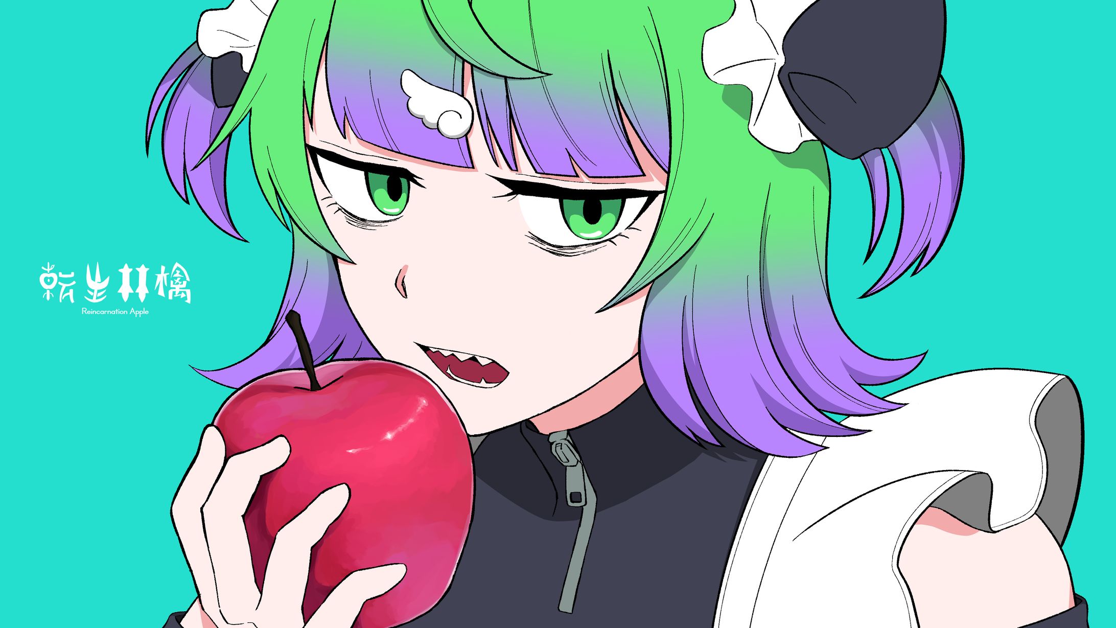 【ご依頼】Mousse様「転生林檎」歌ってみたイラスト-1