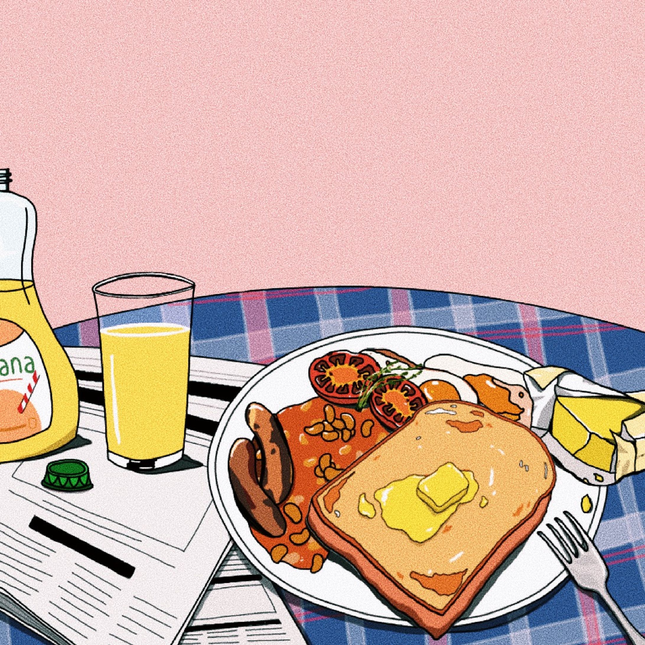 Traditional English breakfast -1