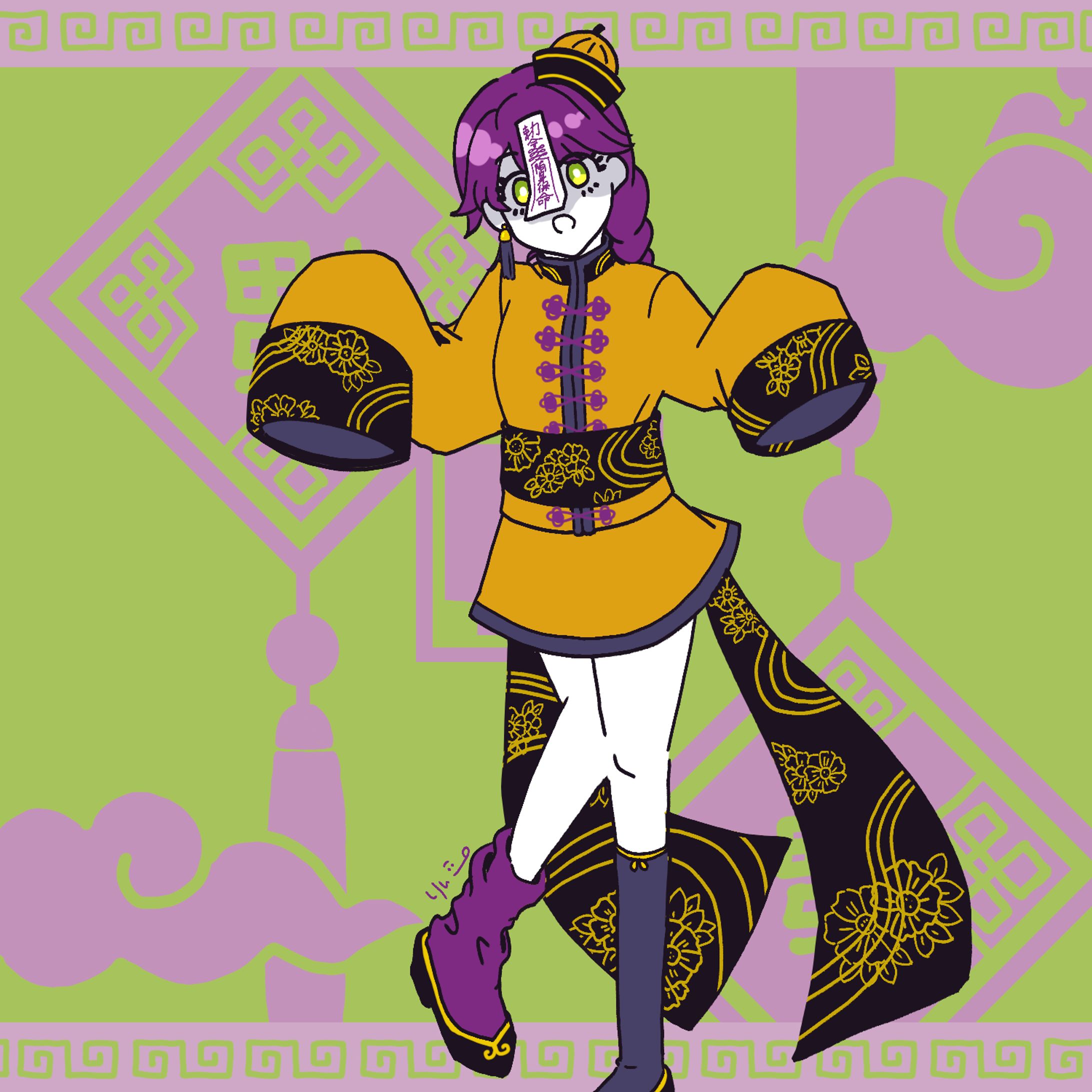 去年のハロウィンイラストリメイク-1