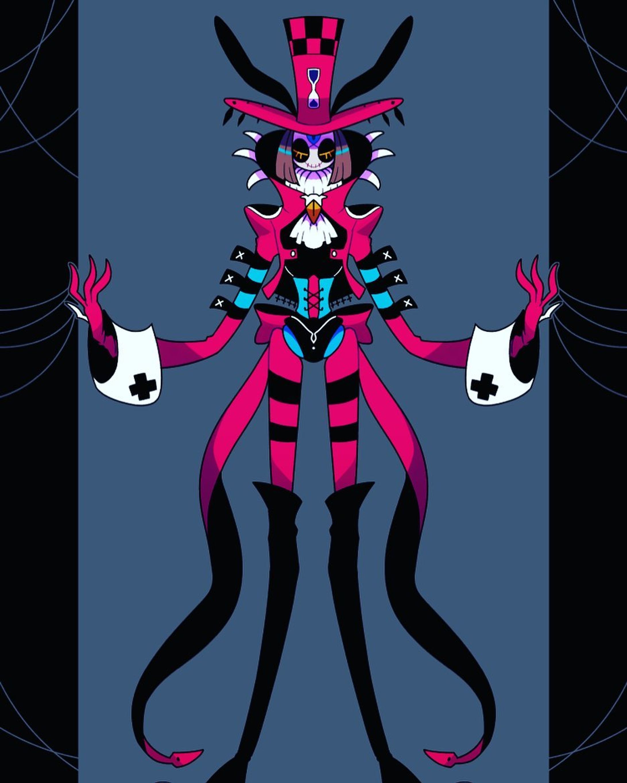#イラスト #人外 #オリジナルイラスト 
#オリジナルキャラクター #illustration #monster #originalcharacter #halloween #ハロウィン #gothic #touseioc-1