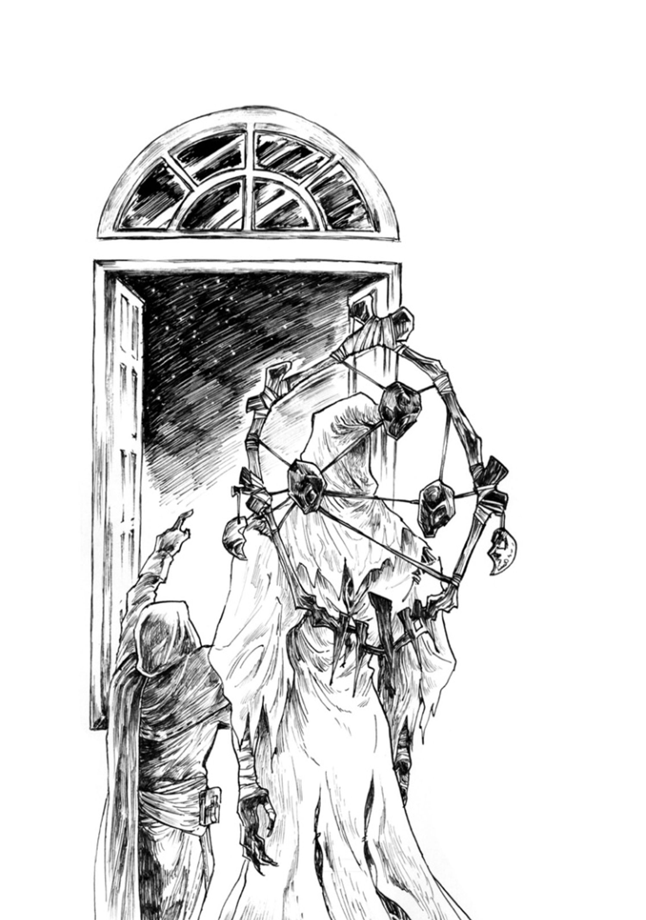 小説挿絵用イラスト-1