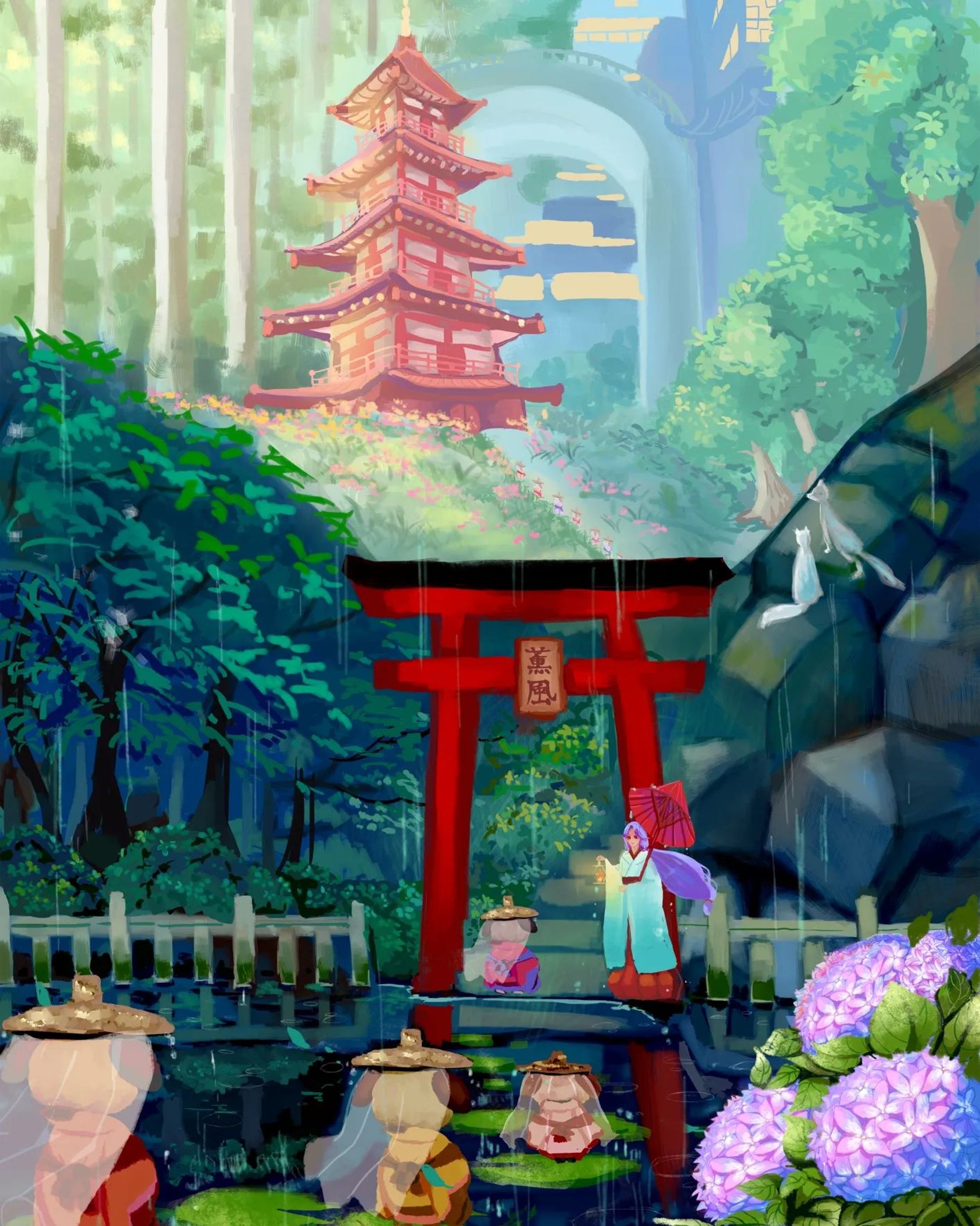 ー
🐶🐶🐶👩
👘👘👘👘

#landscape
#dog
#ceremony
#fantasy
#art 
#illustration 
#nature
#fantastics 
#forest
#painting
#digitalart 
#antique 
#conceptart
#강아지
#コンセプトアート
#イラスト 
#巫女
#和
#自然
#儀式
#神社
#風景画
#アート 
#いらすとぐらむ
#shrine
#アスファルト
#イラスト好きと繋がりたい
#犬-1