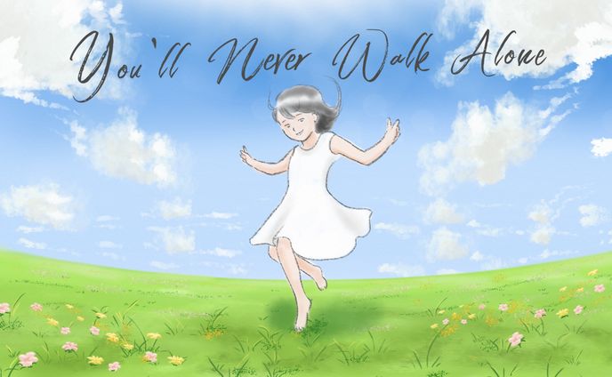 Mt.Fuji Music様 MV用イラスト「You'll Never Alk Alone」