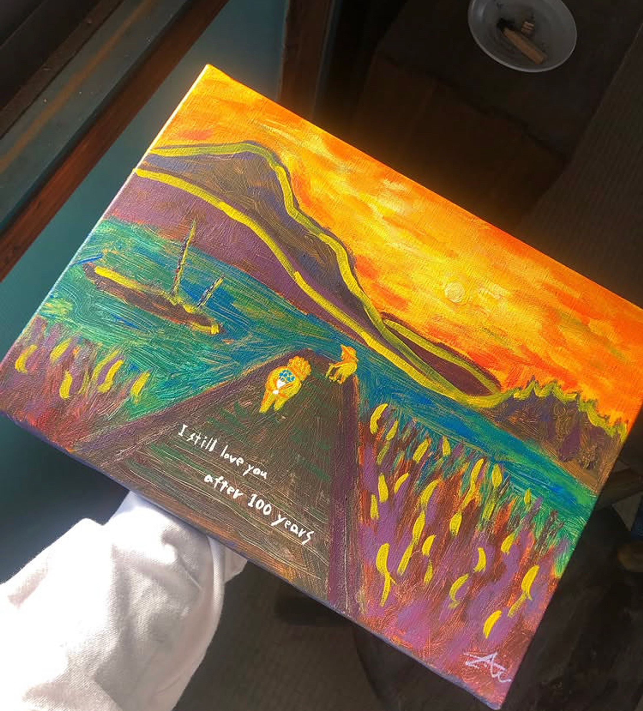 個人オーダー｜青いバラと、沈む夕陽｜2025-1