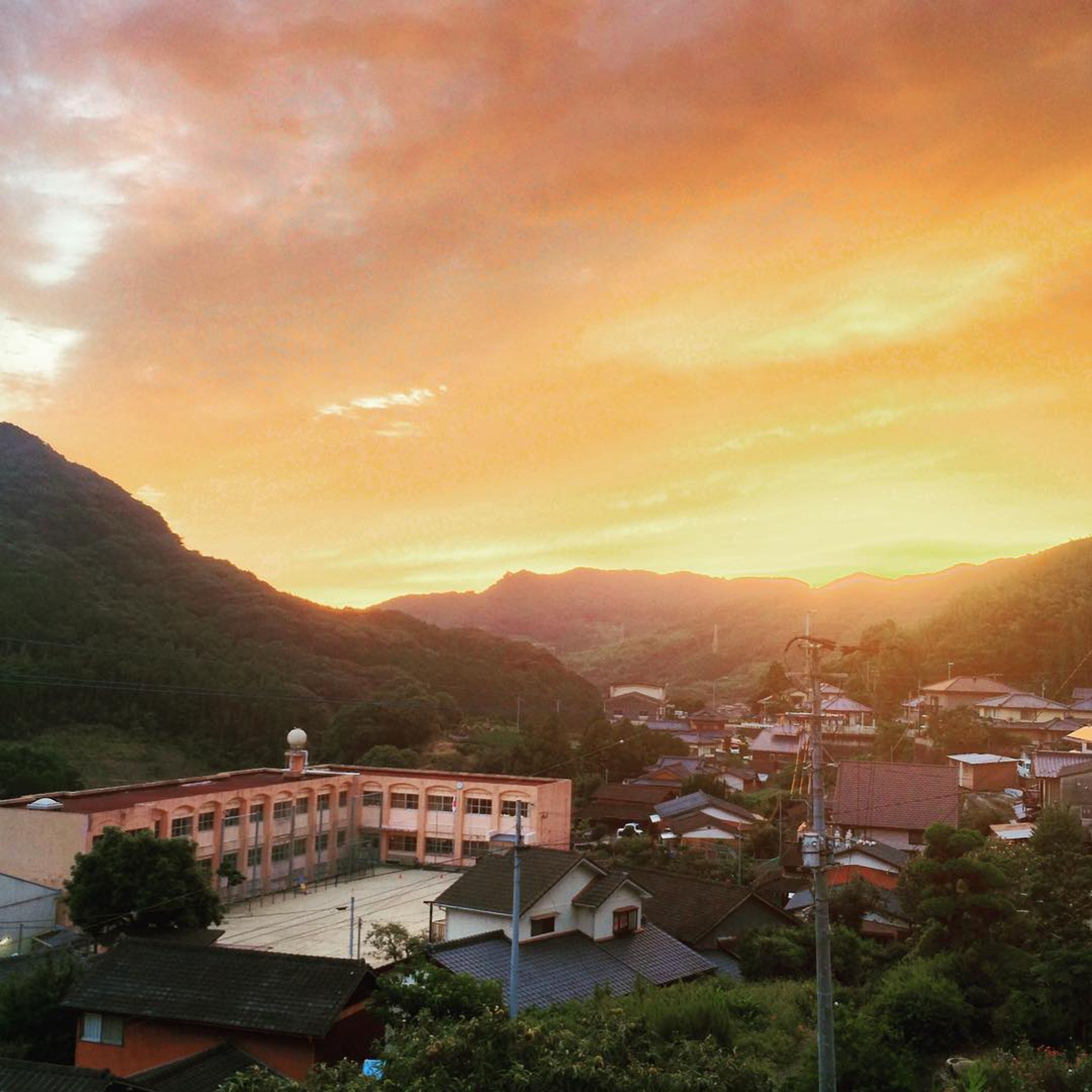 長崎市の夕焼け-1