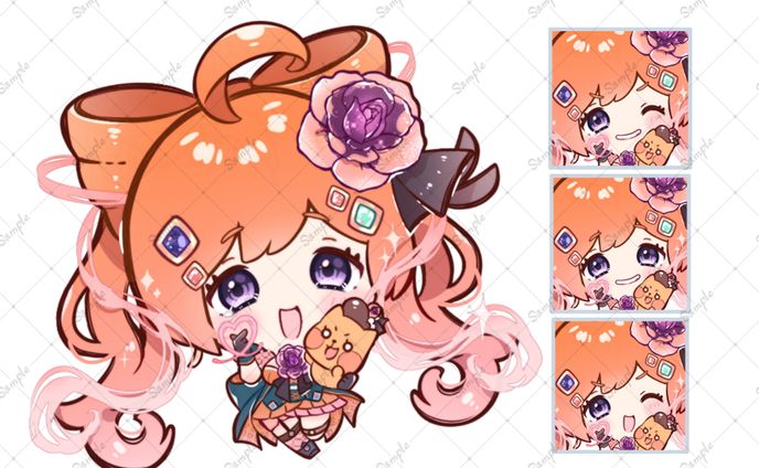 バル子様 生誕記念グッズSDイラスト
